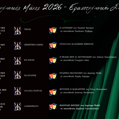 Καλλιτεχνικός Μάιος 2